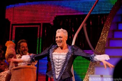 Tony Sheldon takes his "Priscilla" bow  Photo